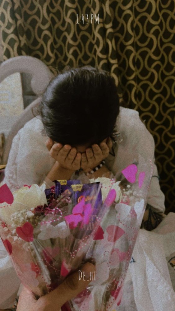 Bouquet surprise in Delhi